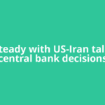 Gold steady with US-Iran talks and central bank decisions
