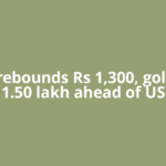 Silver rebounds Rs 1,300, gold at Rs 1.50 lakh ahead of US