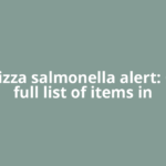 Aldi pizza salmonella alert: Check full list of items in