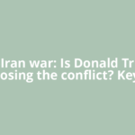 U.S.-Iran war: Is Donald Trump losing the conflict? Key