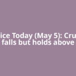 Oil Price Today (May 5): Crude oil falls but holds above