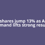 AMD shares jump 13% as AI chip demand lifts strong results