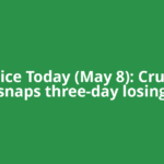 Oil Price Today (May 8): Crude oil snaps three-day losing