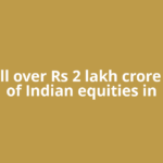 FIIs sell over Rs 2 lakh crore worth of Indian equities in