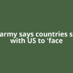 Iran army says countries siding with US to 'face