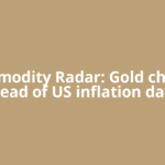 Commodity Radar: Gold choppy ahead of US inflation data.