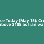 Oil Price Today (May 15): Crude oil above $105 as Iran war