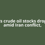 India’s crude oil stocks drop 15% amid Iran conflict,