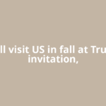 Xi will visit US in fall at Trump's invitation,