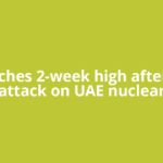 Oil touches 2-week high after drone attack on UAE nuclear