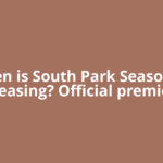 When is South Park Season 29 releasing? Official premiere