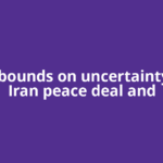 Oil rebounds on uncertainty over Iran peace deal and