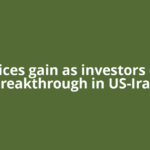 Oil prices gain as investors doubt breakthrough in US-Iran