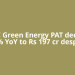 NTPC Green Energy PAT declines 15% YoY to Rs 197 cr despite