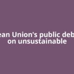 European Union's public debt to be on unsustainable