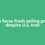 Bitcoin faces fresh selling pressure despite U.S.-Iran