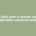 Gold hits over 6-month low on rate-hike concerns amid
