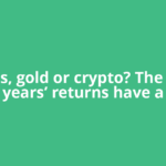 Stocks, gold or crypto? The last 3 years’ returns have a
