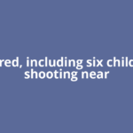 12 injured, including six children, in shooting near