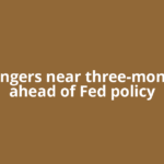 Gold lingers near three-month low ahead of Fed policy