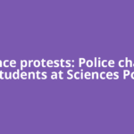 France protests: Police charge students at Sciences Po,