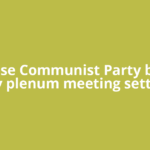 Chinese Communist Party begins key plenum meeting setting