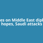 Oil eases on Middle East diplomacy hopes, Saudi attacks
