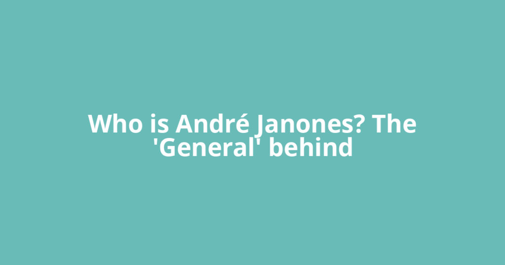 Who is André Janones? The 'General' behind