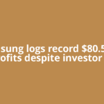 Samsung logs record $80.5 bln profits despite investor AI