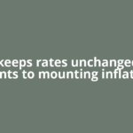 ECB keeps rates unchanged but points to mounting inflation