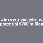 Alaska Air to cut 200 jobs, warns of potential $700 million